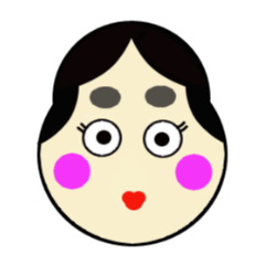 [LINEスタンプ] Ms.福笑い