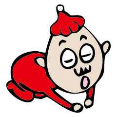 [LINEスタンプ] 赤い服を着たニンニクさん 大忙し 