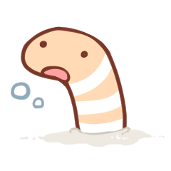 [LINEスタンプ] ちんあなごさんスタンプ 
