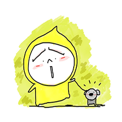[LINEスタンプ] Baby face- ENglish