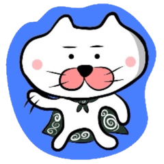 [LINEスタンプ] ふろしきニャンコ松吉 