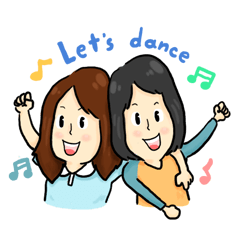 [LINEスタンプ] Happy Happy Girls 