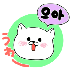 [LINEスタンプ] まんまるこやんぎ【韓国語（返事・相槌）】 