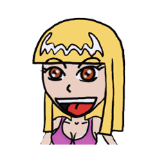 [LINEスタンプ] beautiful a woman 
