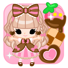 [LINEスタンプ] ストロベリーチョコ Petite Ellie⑭ 