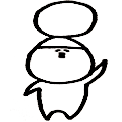 [LINEスタンプ] シンプルな団子 