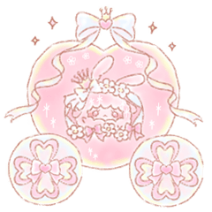 [LINEスタンプ] ひつじのうさぎ 