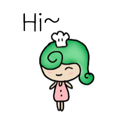 [LINEスタンプ] Noriko chef (EN)