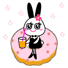 [LINEスタンプ] バニー×バニーガール 