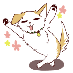 [LINEスタンプ] ミチオ(犬) 