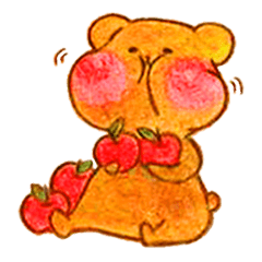 [LINEスタンプ] のんびりすいさいくまさん 