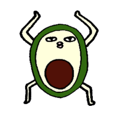[LINEスタンプ] アボカドちゃん 