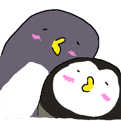 [LINEスタンプ] ぺんぎんのぺんくんとぎんちゃん