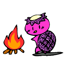 [LINEスタンプ] leopard print-Kappa