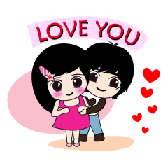 [LINEスタンプ] WanYen ＆ YenCha In Love