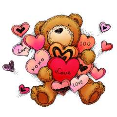 [LINEスタンプ] cotton bear 