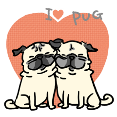 [LINEスタンプ] PUG2.English 