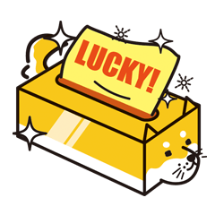 [LINEスタンプ] ティッシュ柴犬 