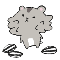 [LINEスタンプ] ハムフレ かるくん 