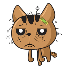 [LINEスタンプ] Poor Catdy Vol. 1 fetchpriority=high