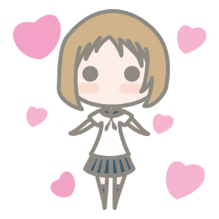 [LINEスタンプ] オクテナおとめ