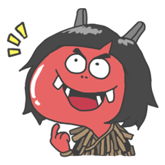 [LINEスタンプ] なまはげ少年