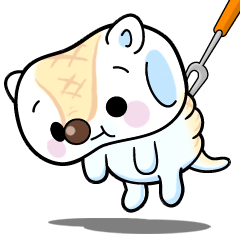 [LINEスタンプ] ふわふわマシュマジロ 