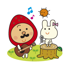 [LINEスタンプ] ヒゲイチゴさん 