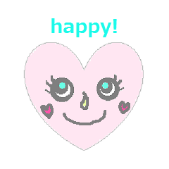 [LINEスタンプ] キモチつたわる？hartyチャン 