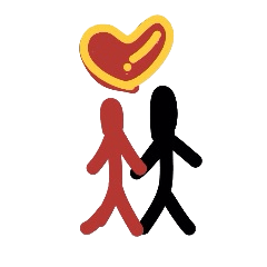 [LINEスタンプ] 影男と影女の物語スタンプ 