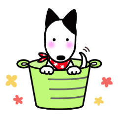 [LINEスタンプ] バケツ犬ケル！ 