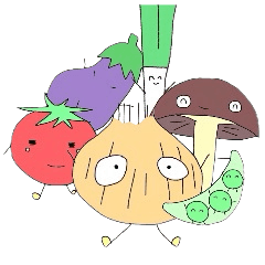 [LINEスタンプ] 頑張れ野菜くん