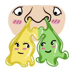 [LINEスタンプ] Mr. ＆ Mrs. Snot