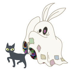 [LINEスタンプ] 冥土の兎