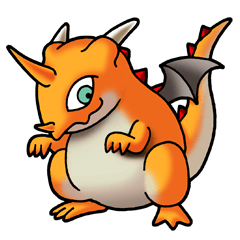 [LINEスタンプ] ドラゴンシリーズ  サラマンダー 