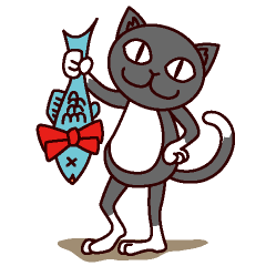 [LINEスタンプ] くつ下ネコさん 