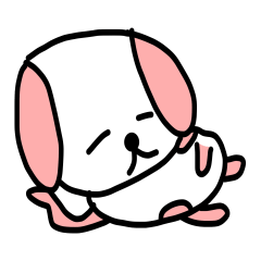 [LINEスタンプ] やる気ない犬