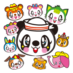 [LINEスタンプ] 松岡コージ（The Funny Animals) 