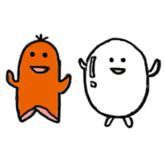 [LINEスタンプ] ウインナーマンとゆでたマン fetchpriority=high