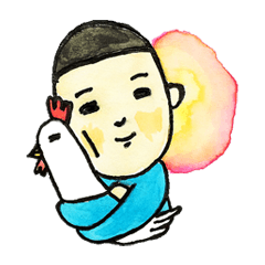 [LINEスタンプ] 文字入力いらずのぼんずくんと八幡京介 fetchpriority=high