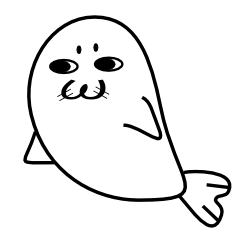 [LINEスタンプ] ちょいゆるあざらし 