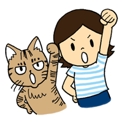 [LINEスタンプ] おれはキャツ 