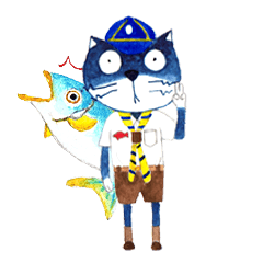 [LINEスタンプ] MUMU CAT ＆ FISH 