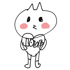 [LINEスタンプ] ネコのてんこちゃん 