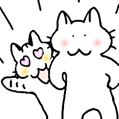 [LINEスタンプ] ゆるキャラニャンコ、ナーニャとシーの物語 fetchpriority=high