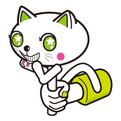 [LINEスタンプ] ネコ棒 