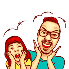 [LINEスタンプ] Uncle Choi ＆ Janvier