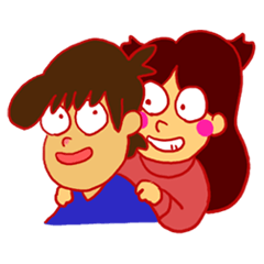 [LINEスタンプ] 双子の冒険！ 