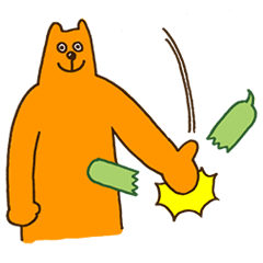 [LINEスタンプ] 吹き出しとクマさん 