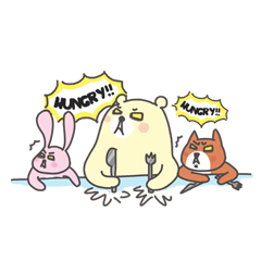 [LINEスタンプ] Three Heads Are Better Than One or Two 